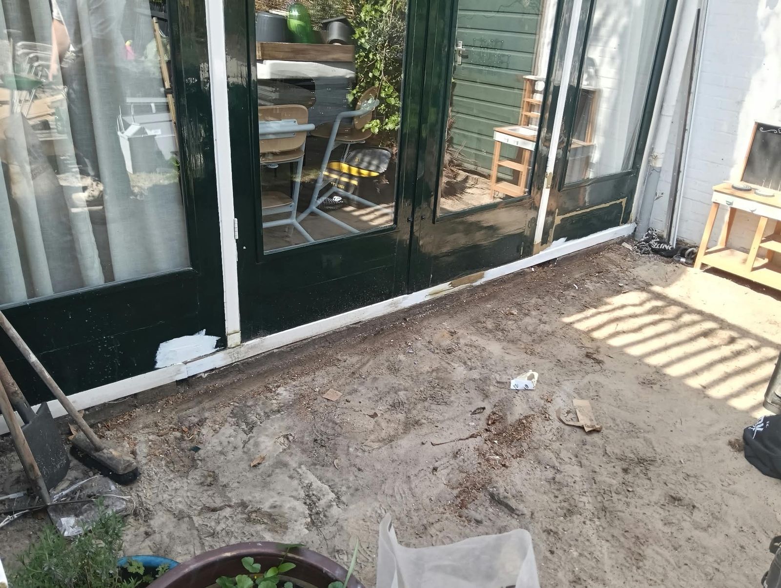 Tuindeuren na houtrotherstel